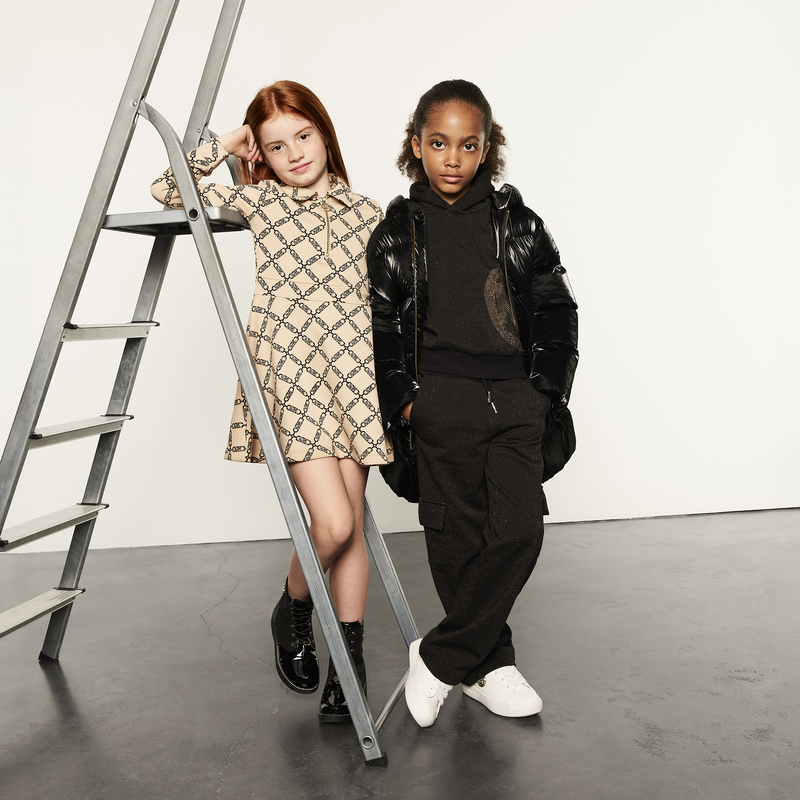 Vestito con zip maniche lunghe MICHAEL KORS 
                        BAMBINA