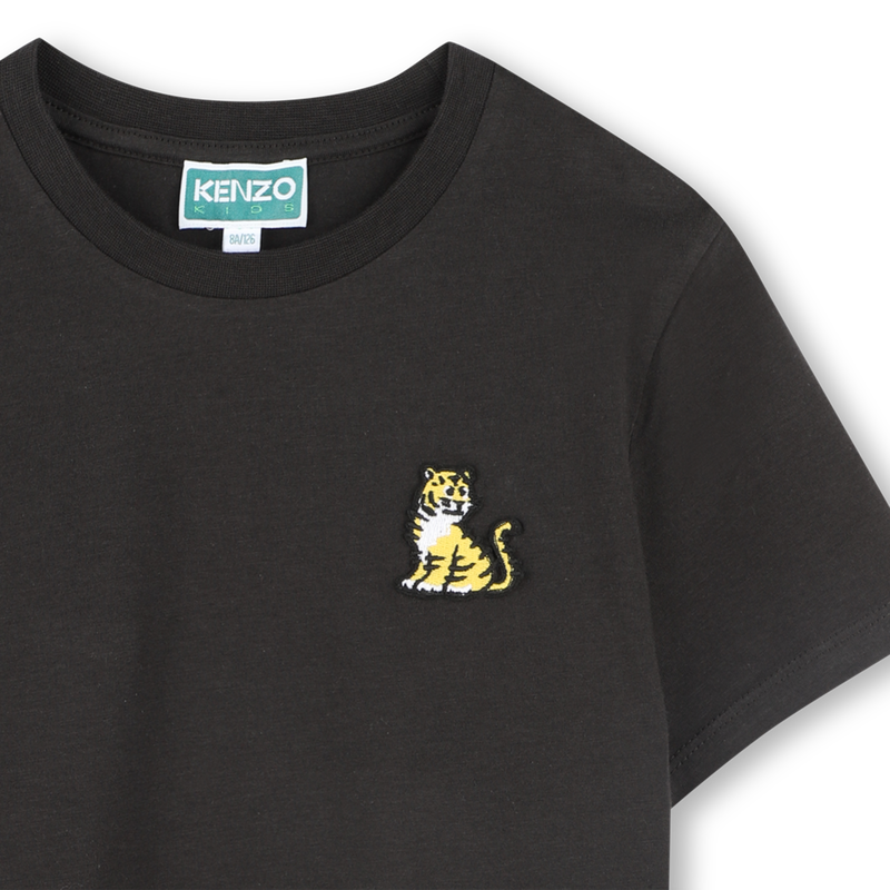 T-shirt in cotone con patch KENZO KIDS 
                        UNISEX