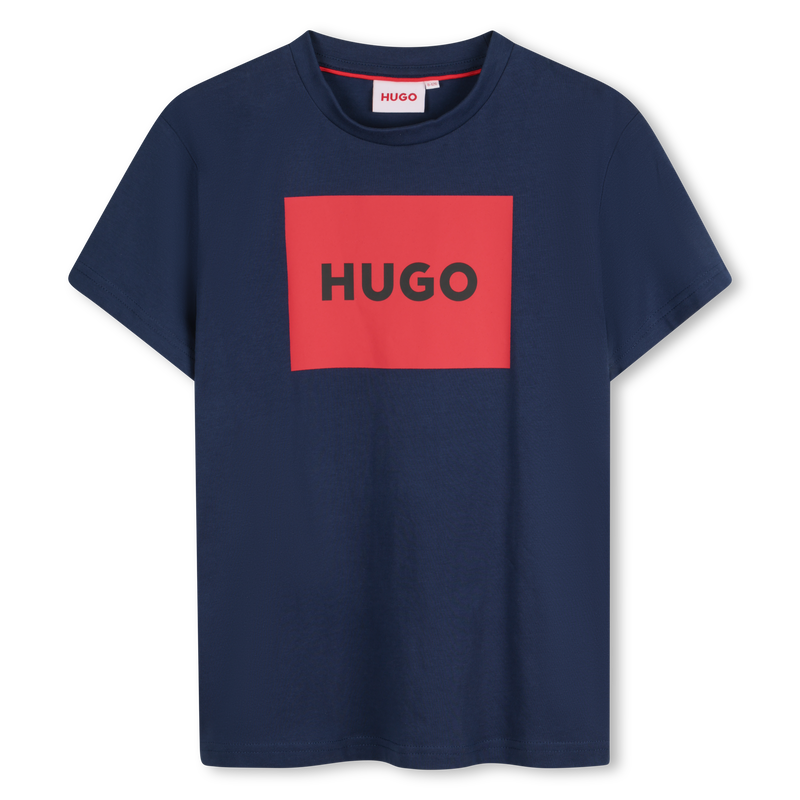 T-shirt cotone maniche corte HUGO 
                        RAGAZZO