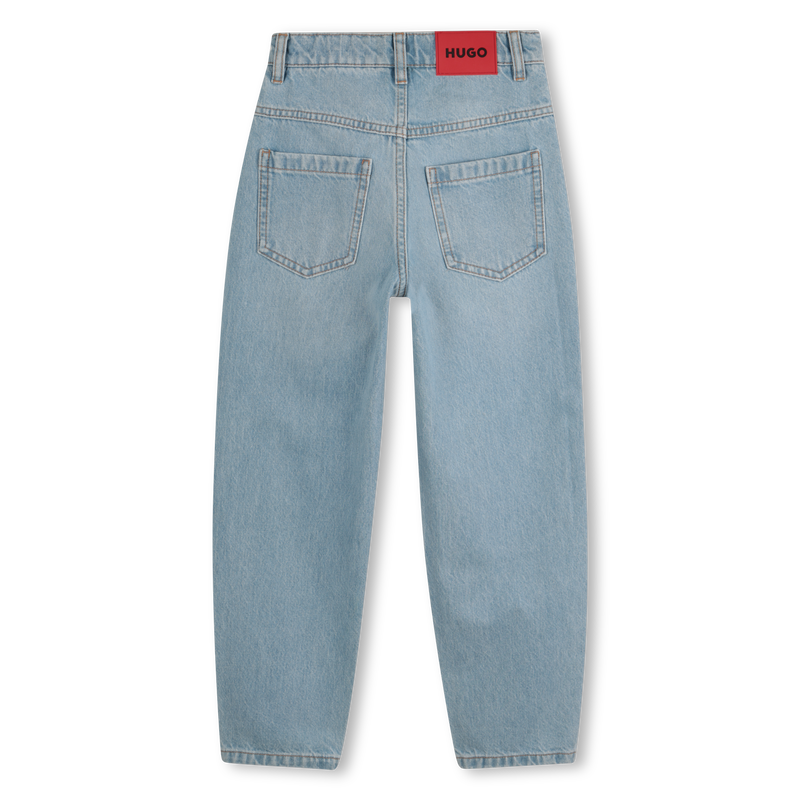 Jeans ampi 5 tasche HUGO 
                        BAMBINO