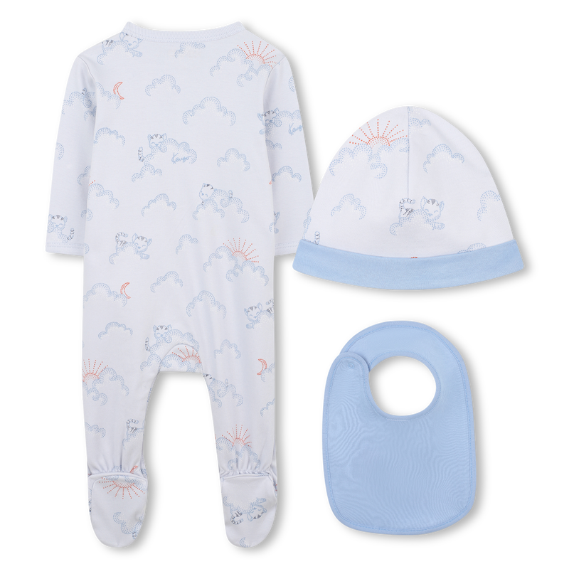 Set pigiama, bavaglino e cappello KENZO KIDS 
                        RAGAZZO