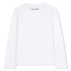 T-shirt a maniche lunghe KARL LAGERFELD KIDS 
                    BAMBINA