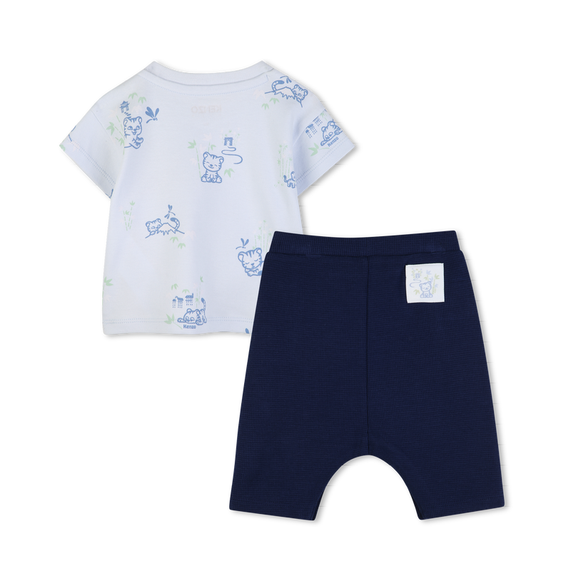 SET T-SHIRT E PANTALONI KENZO KIDS 
                        RAGAZZO