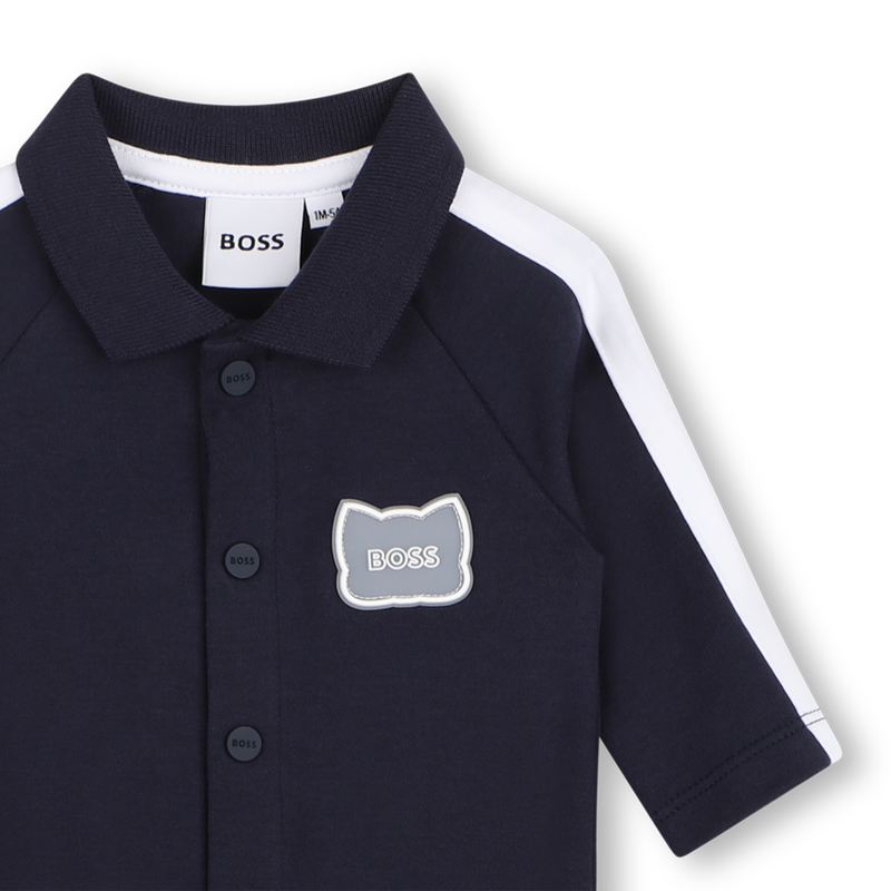 PIGIAMA CON CHIUSURA A SCATTO BOSS 
                        RAGAZZO