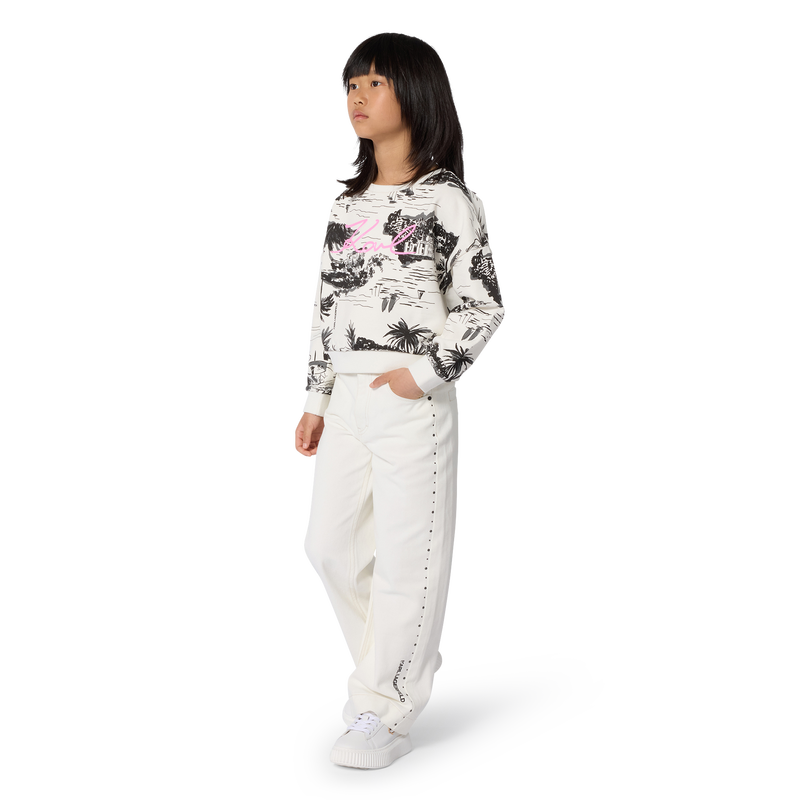 FELPA IN PILE KARL LAGERFELD KIDS 
                        BAMBINA