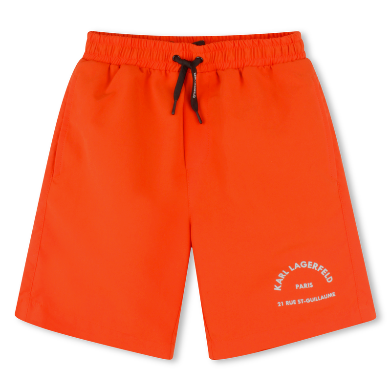 Shorts da bagno con tasche KARL LAGERFELD KIDS 
                        RAGAZZO