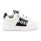 Sneakers pelle, velcro e lacci BOSS 
                    RAGAZZO