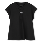 T-shirt oversize in cotone, NERO, hi-res