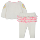 Completo in maglia di cotone BILLIEBLUSH 
                    BAMBINA