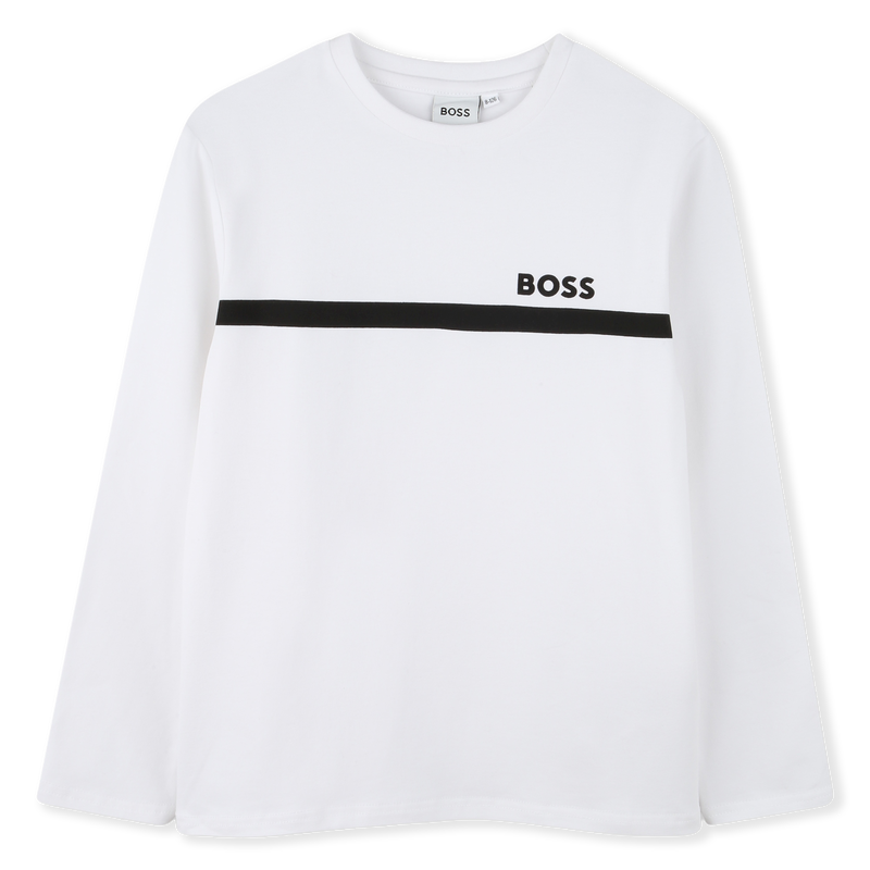 T-SHIRT A MANICHE LUNGHE BOSS 
                        RAGAZZO