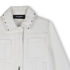 Giacca con zip KARL LAGERFELD KIDS 
                    BAMBINA