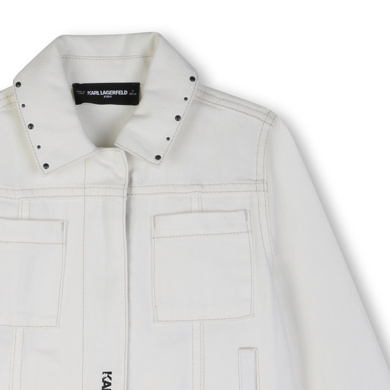 GIACCA CON ZIP KARL LAGERFELD KIDS 
                        BAMBINA