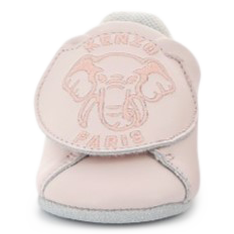 Scarpette in pelle con velcro KENZO KIDS 
                        UNISEX