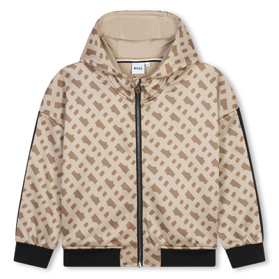 Jacquard Hooded Cardigan BOSS BAMBINA