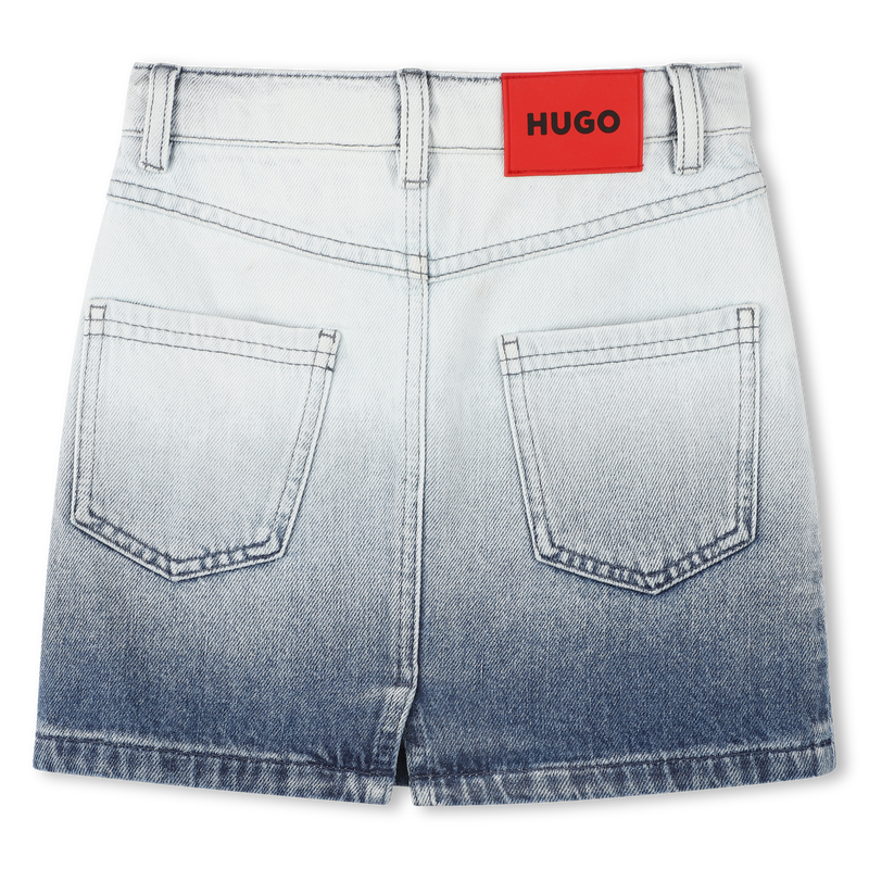 Gonna di jeans con tasche HUGO 
                        BAMBINA