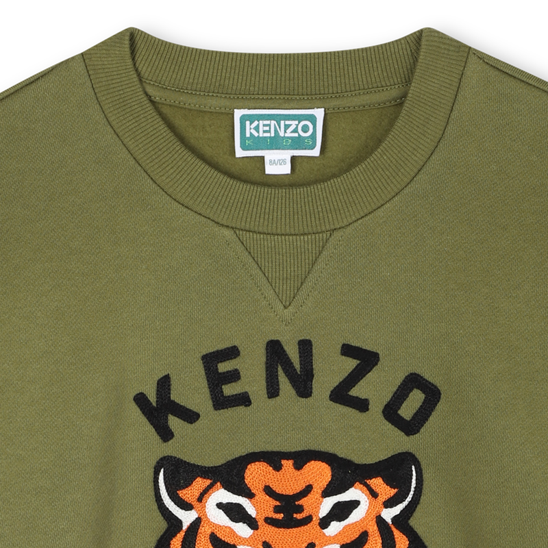 Felpa in pile non garzato KENZO KIDS 
                        RAGAZZO