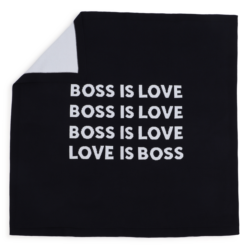 Coperta in maglia BOSS 
                        RAGAZZO
