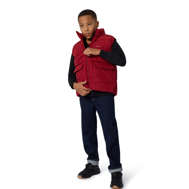 Cardigan con chiusura a bottone BOSS 
                        RAGAZZO