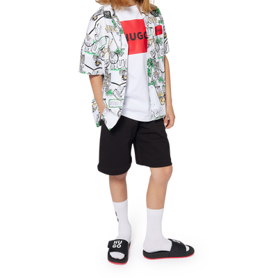 Camicia a maniche corte HUGO BAMBINO