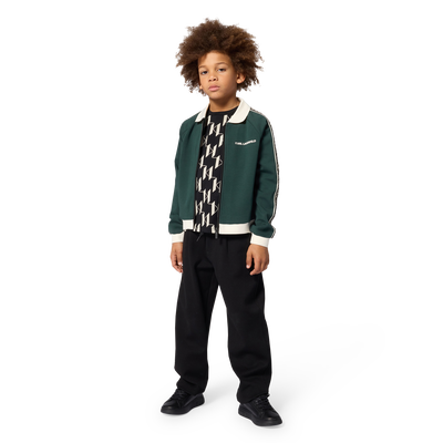 Pantaloni eleganti KARL LAGERFELD KIDS RAGAZZO