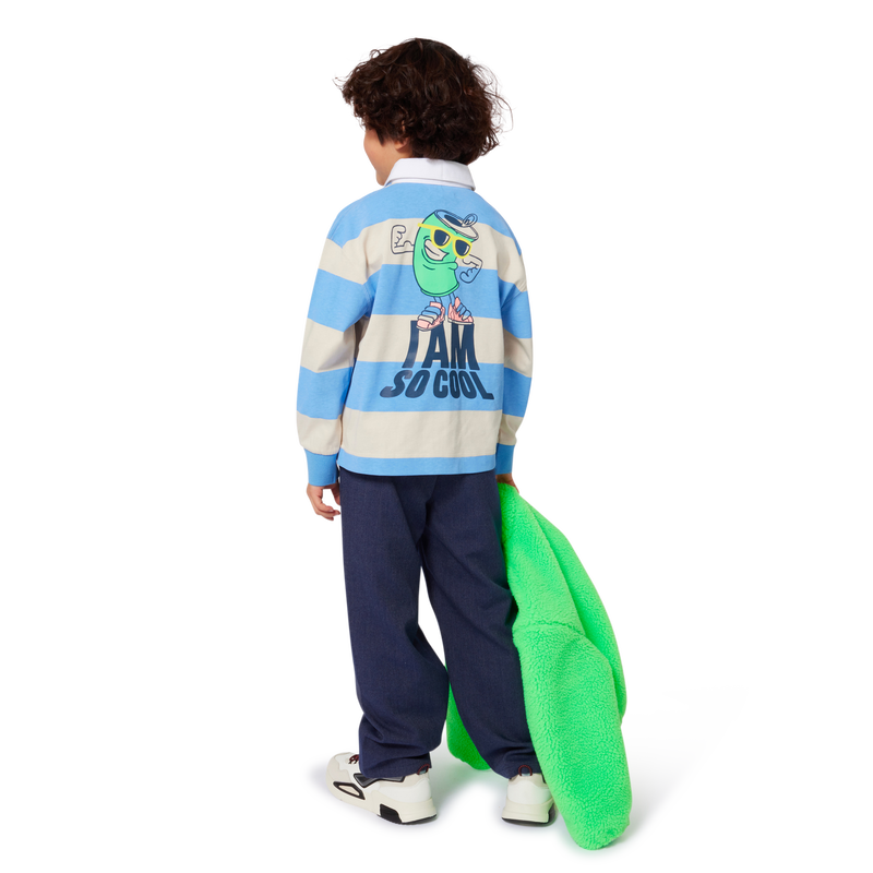 Polo a righe a maniche lunghe BILLIEBLUSH 
                        RAGAZZO