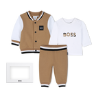 Set pantalone, cardigan e t-shirt, BISCOTTO, hi-res