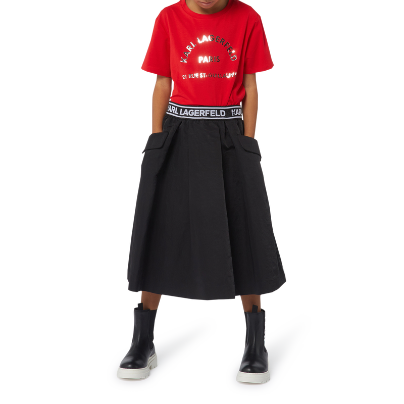 Stivaletti in pelle KARL LAGERFELD KIDS 
                        BAMBINA