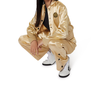 Pantaloni ampi lucidi DKNY BAMBINA