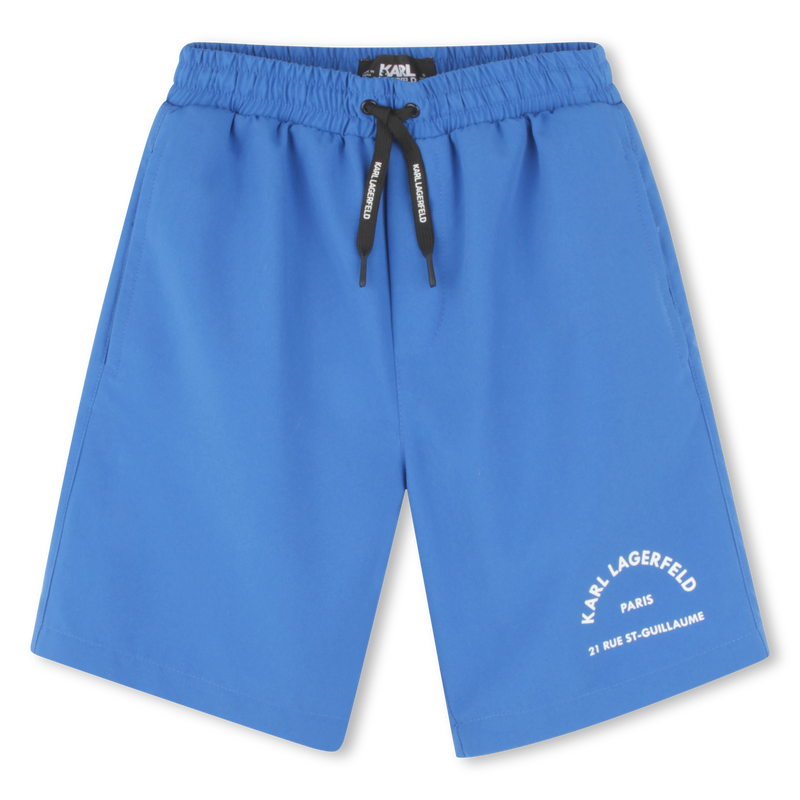 Shorts da bagno con tasche KARL LAGERFELD KIDS 
                        RAGAZZO