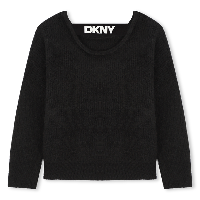 Pullover in maglia DKNY 
                        BAMBINA