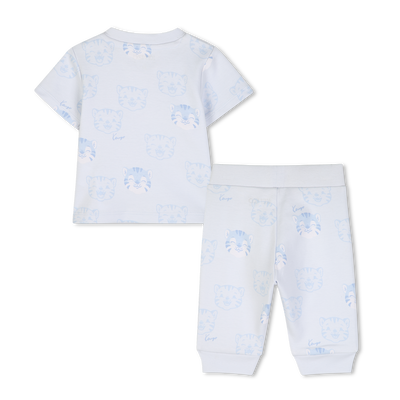 Set t-shirt e pantaloni KENZO KIDS RAGAZZO