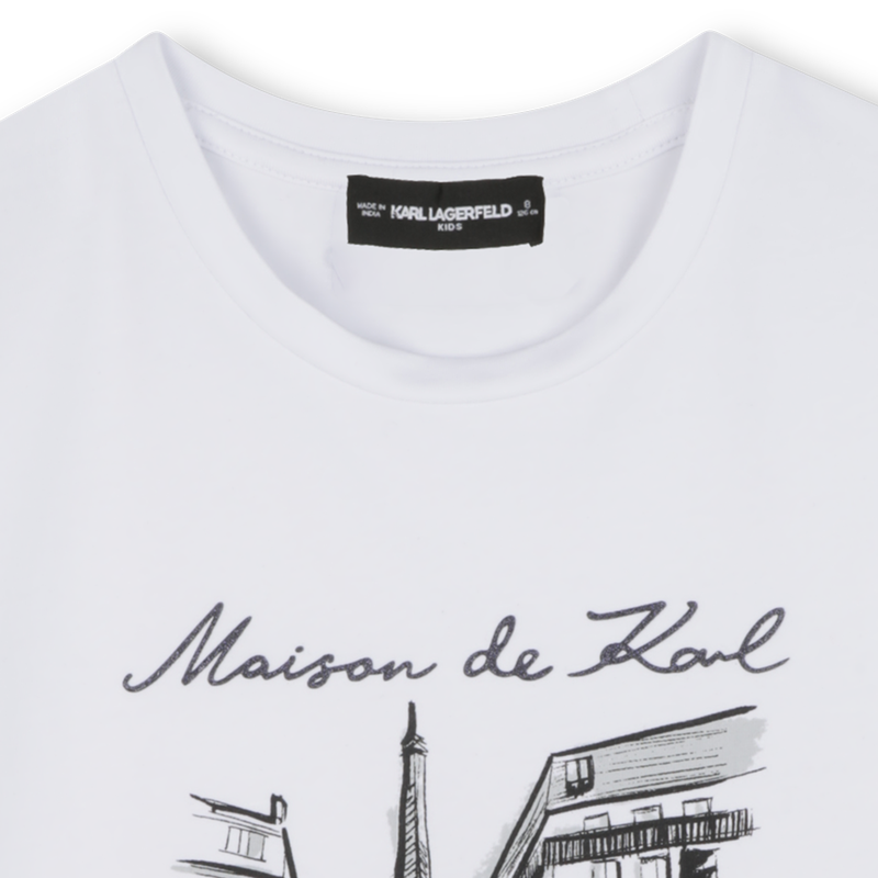 T-shirt a maniche corte KARL LAGERFELD KIDS 
                        BAMBINA