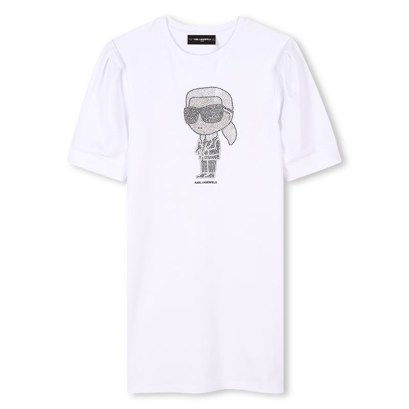 Vestito a maniche corte KARL LAGERFELD KIDS 
                        BAMBINA