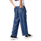 Pantaloni fluidi a gamba larga DKNY 
                    BAMBINA
