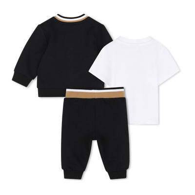 Set t-shirt + pantaloni + cardigan BOSS RAGAZZO