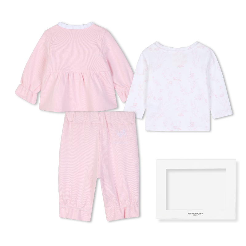 Set pantalone, cardigan e t-shirt GIVENCHY 
                        BAMBINA