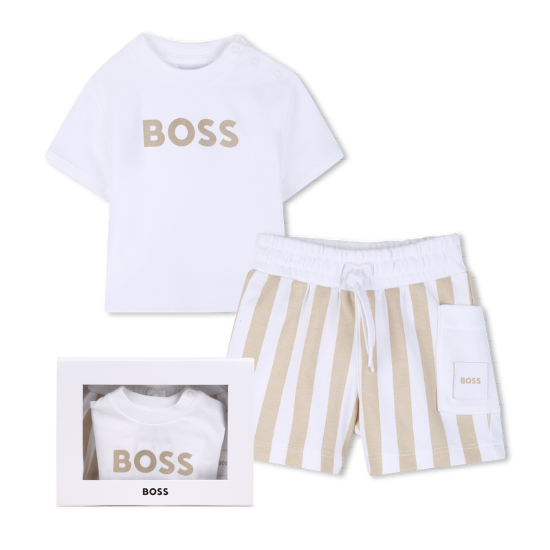 SET T-SHIRT + PANTALONCINI BOSS 
                        RAGAZZO