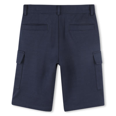 Bermuda tinta unita con tasche BOSS RAGAZZO