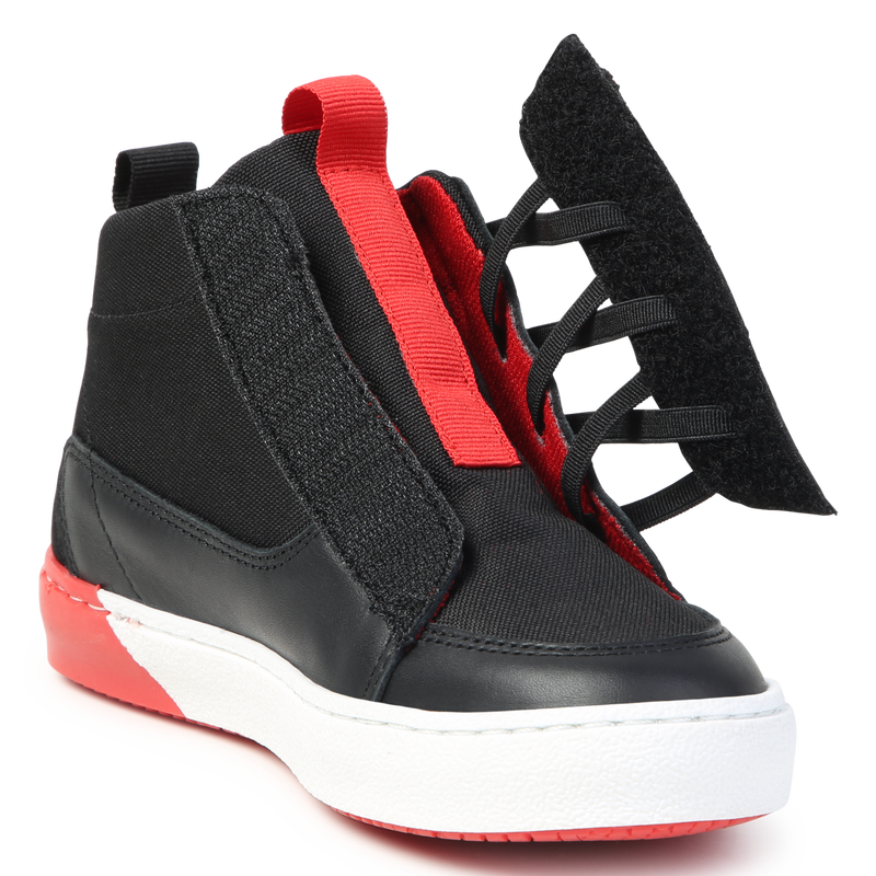 Velcro Lace-Up Sneakers BOSS 
                        RAGAZZO