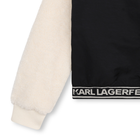 Felpa bimateriale KARL LAGERFELD KIDS 
                    BAMBINA