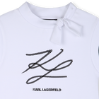 T-shirt manica corta KARL LAGERFELD KIDS 
                    BAMBINA