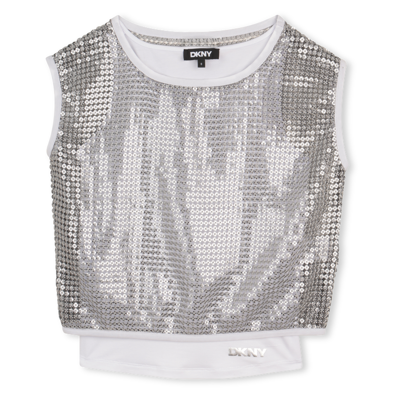 Maglietta 2 in 1 DKNY 
                        BAMBINA
