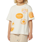 T-shirt a maniche corte KENZO KIDS 
                    BAMBINA