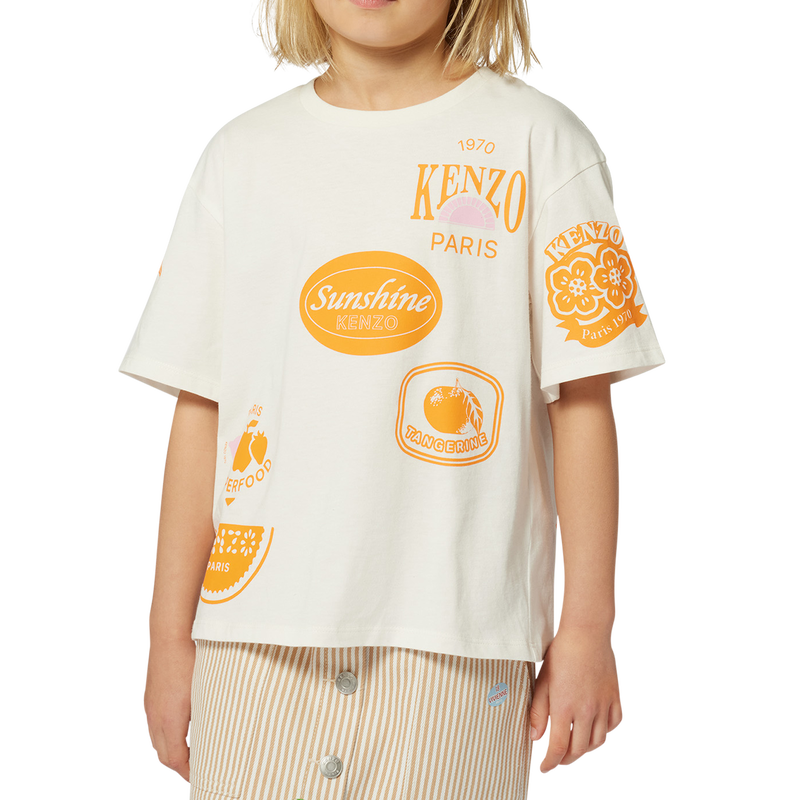 T-shirt a maniche corte KENZO KIDS 
                        BAMBINA