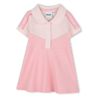 Abito polo con inserti BOSS 
                    BAMBINA