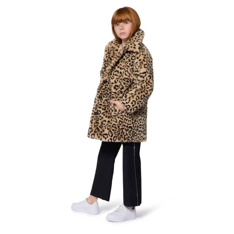 Cappotto lungo in pile SONIA RYKIEL 
                        BAMBINA