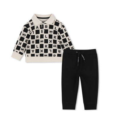 Set polo e pantaloni KARL LAGERFELD KIDS RAGAZZO