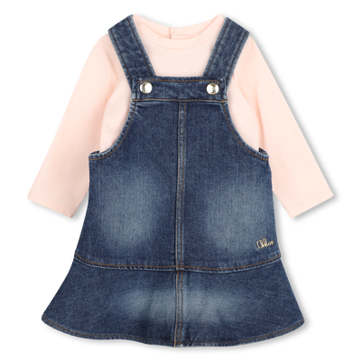 Set vestito e t-shirt CHLOE BAMBINA