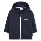 Cardigan sportivo cappuccio BOSS 
                    RAGAZZO