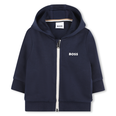 Cardigan sportivo cappuccio BOSS RAGAZZO